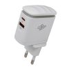 Зарядка для телефона LP 25W (Type-C+USB) QC3.0 PD + кабель (Type-C to Type-C) 25WCH