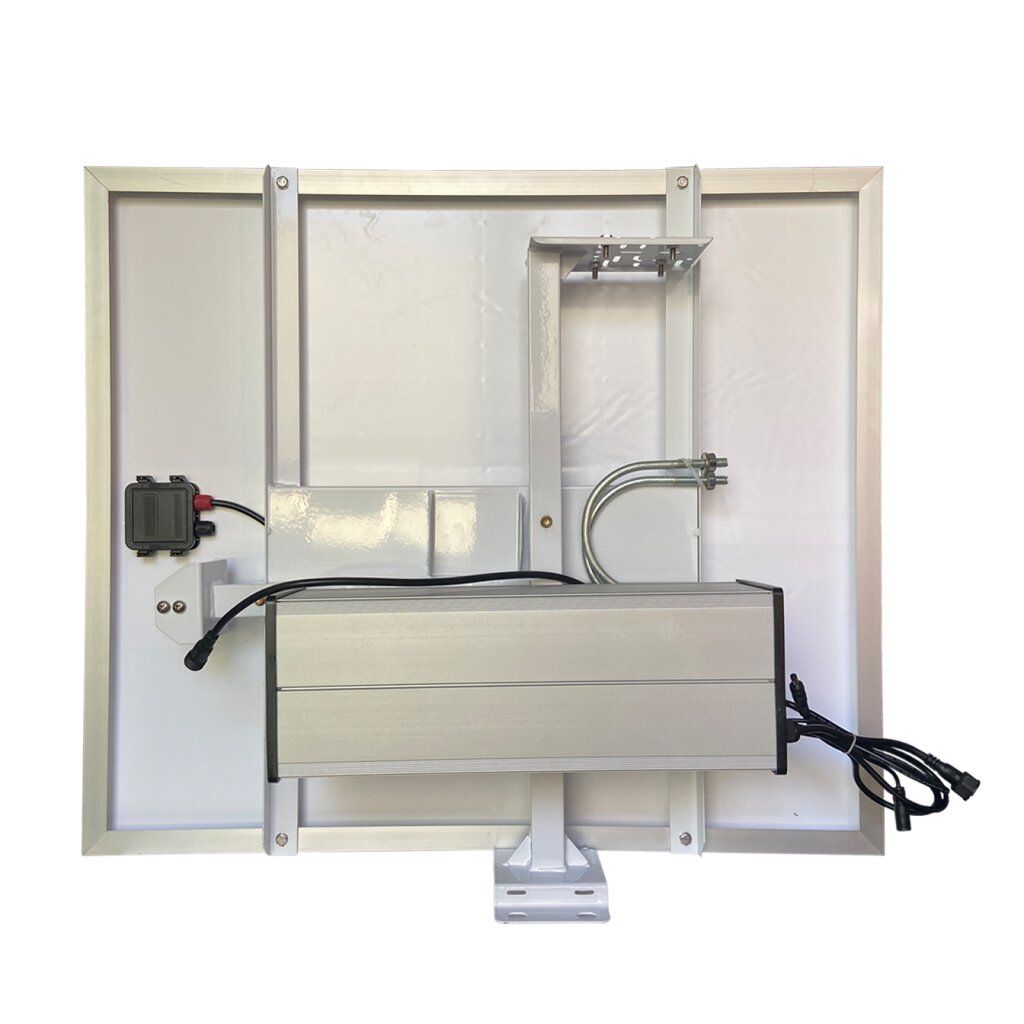 Сонячна панель для відеоспостереження з акумулятором GreenVision GV-002-80W-32Ah