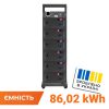 Акумулятор LP LiFePO4 Battery HVM 307,2V 280Ah (86016 Wh) BMS 125А AB Lrack black