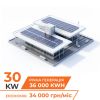 Комплект СЕС гібридна на інверторі Deye 30кВт (від 3 годин автономності)