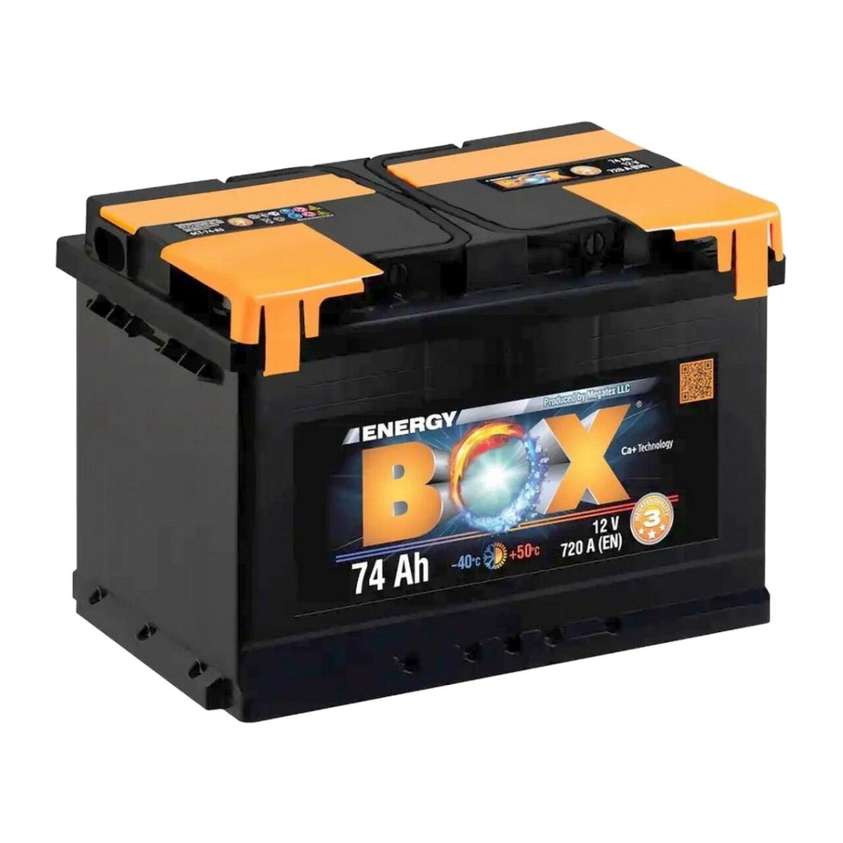 Акумулятор авто Мегатекс Energy BOX (М3) 6СТ-74-АЗ (лев) ТХП 720