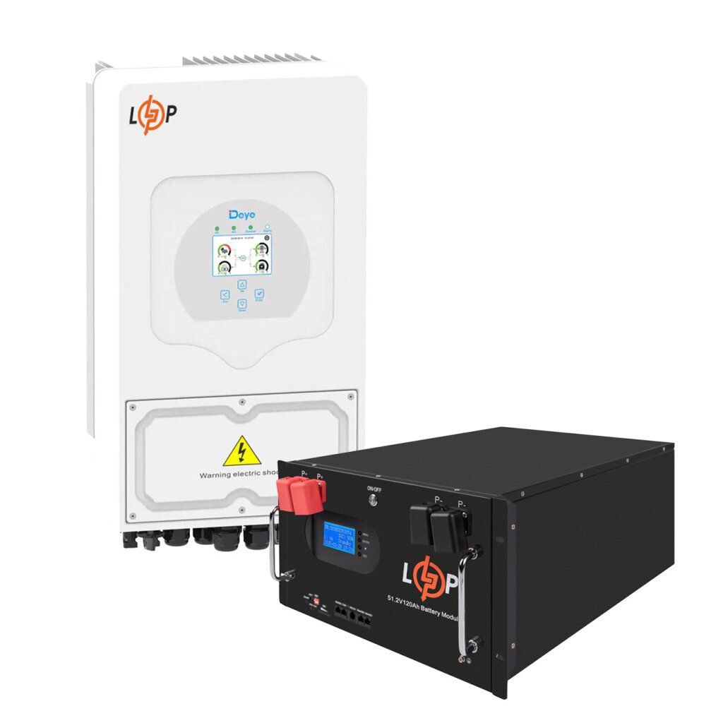 Комплект резервного живлення LogicPower 6000W + літієва (LiFePO4) батарея 11776Wh