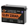 Акумулятор LP LiFePO4 12V (12,8V) - 230 Ah (2944Wh) (Smart BMS 150А) з BT пластик