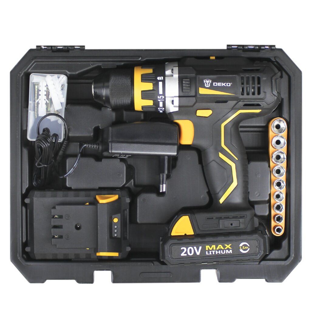 Акумуляторний шуруповерт DEKO 13521