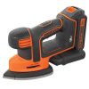Шліфмашина вібраційна акумуляторна BLACK+DECKER BDCDS18
