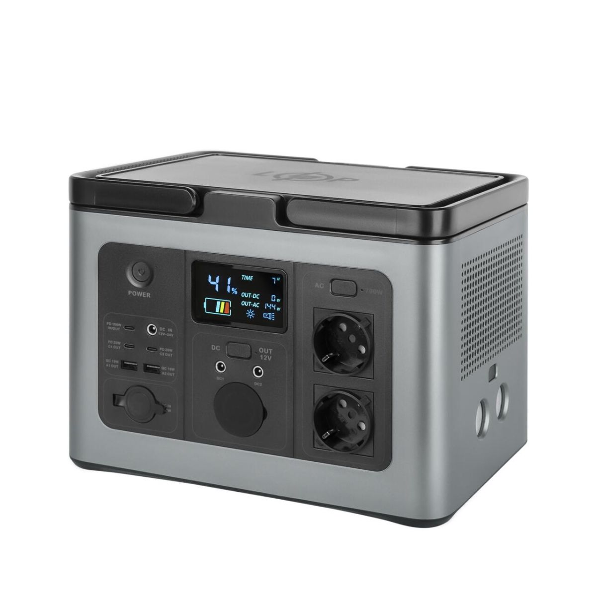 Багатофункціональна портативна зарядна станція LP CHARGER MPPT 700 Pro (700W, 614Wh)