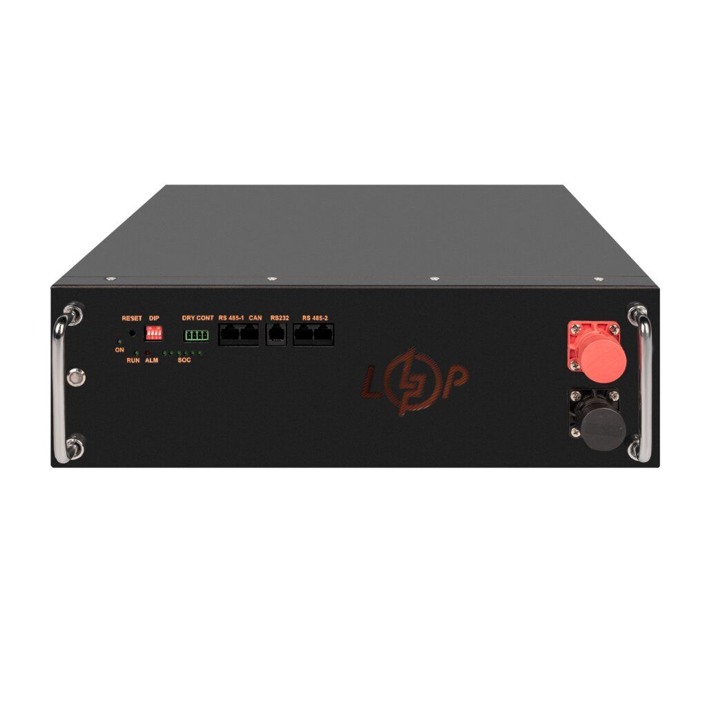 Акумулятор LP LiFePO4 51,2V - 100 Ah (5120Wh) (BMS JK 100A/50А) RM RS485/CAN BL