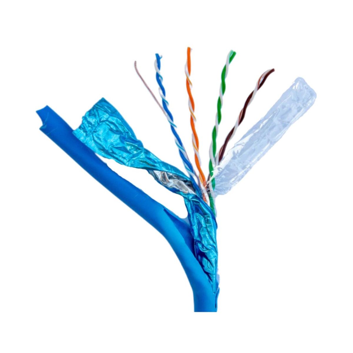 Кабель мережевий кручена пара Gear САТ.5E FTP-CCA-25-4Px2x0.51, 305м