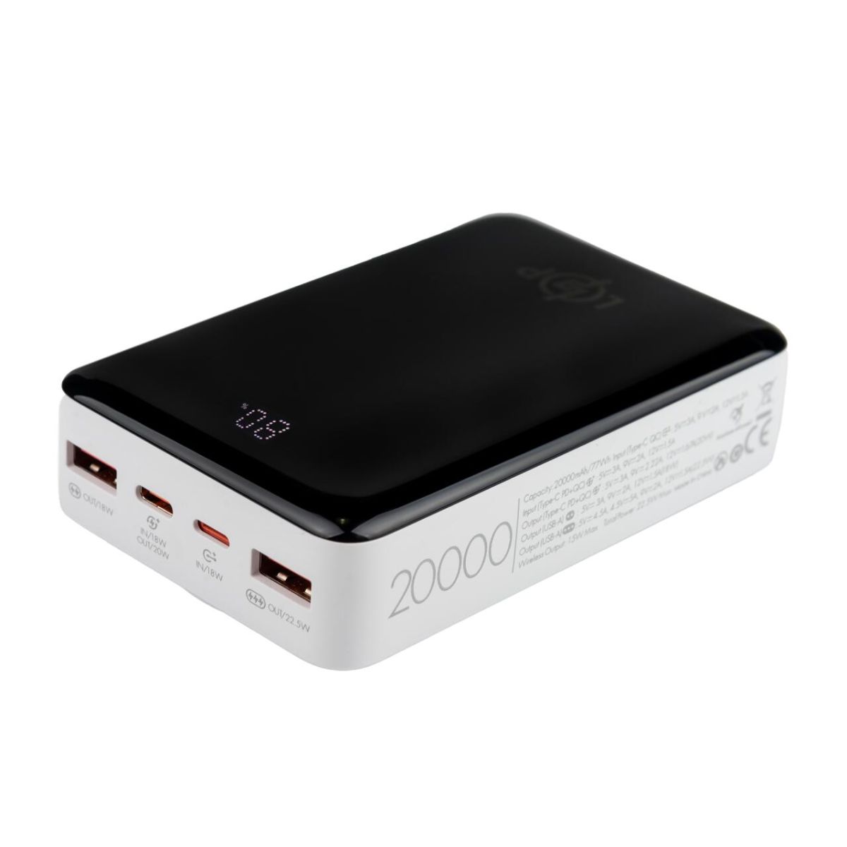 Бездротовий Power Bank LP PQ18 20000mAh