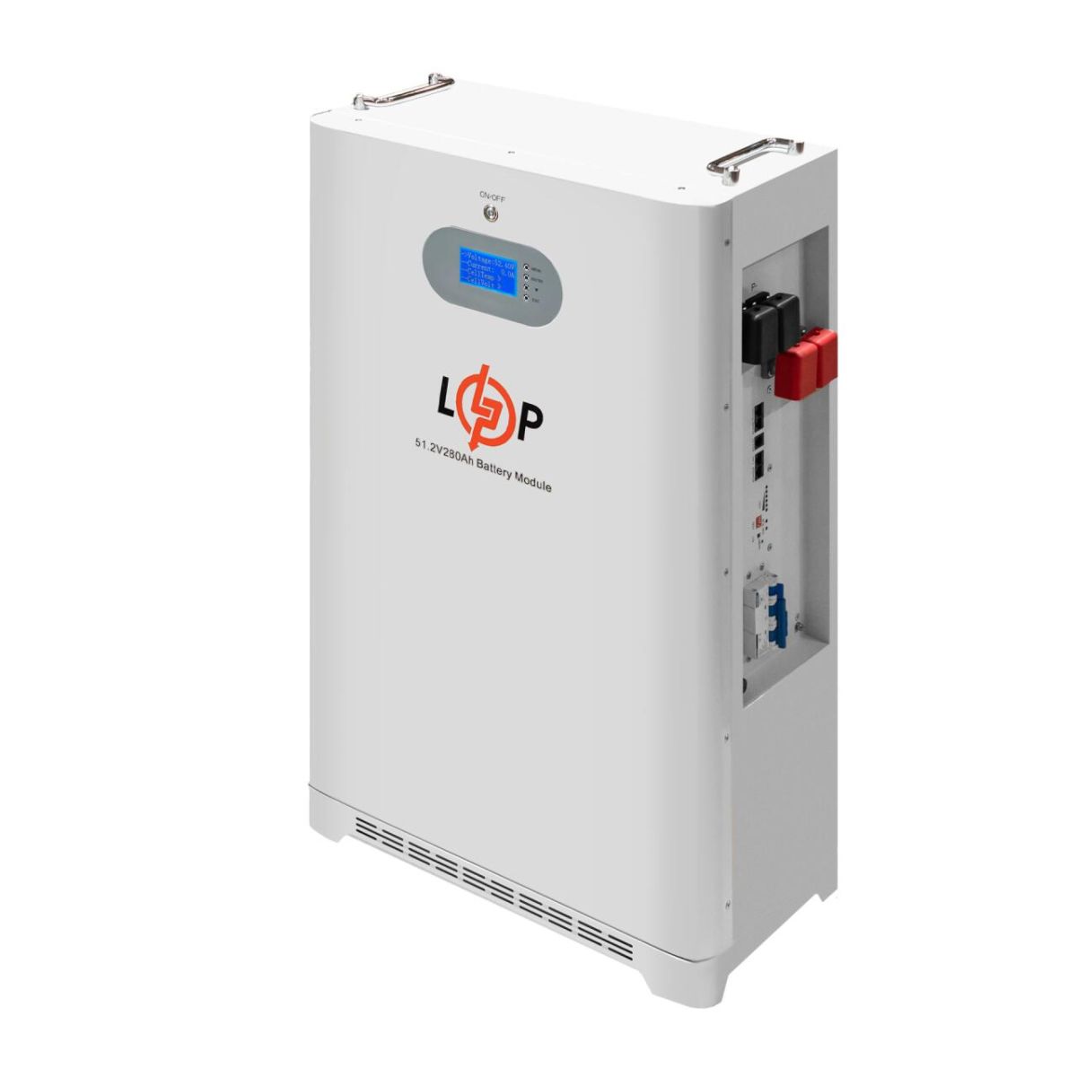 Акумулятор LP LiFePO4 51,2V - 280 Ah (14336 Wh) (Smart BMS 200A) с LCD AB RS485/CAN