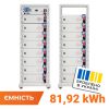Акумулятор LP LiFePO4 Battery HVM 819,2V 100Ah (81920 Wh) BMS 160А P AB Lrack white