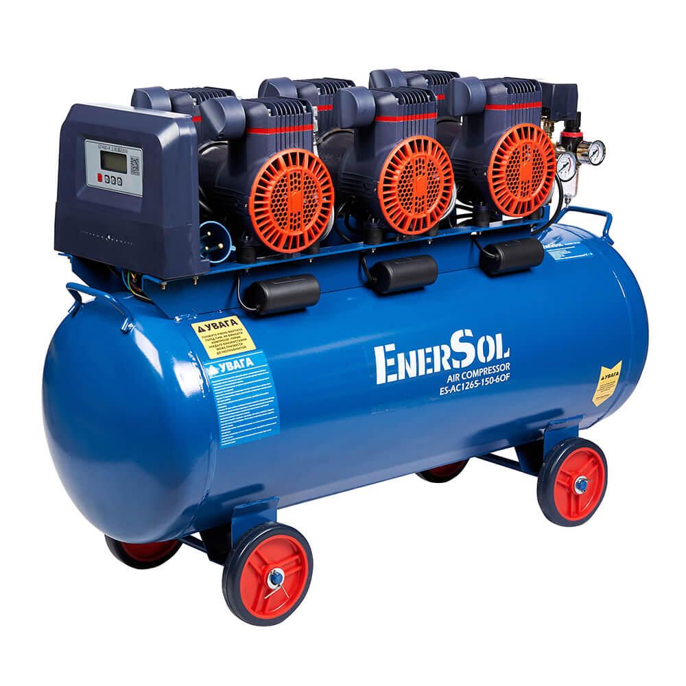 Компресор повітряний безмасляний EnerSol ES-AC1265-150-6OF