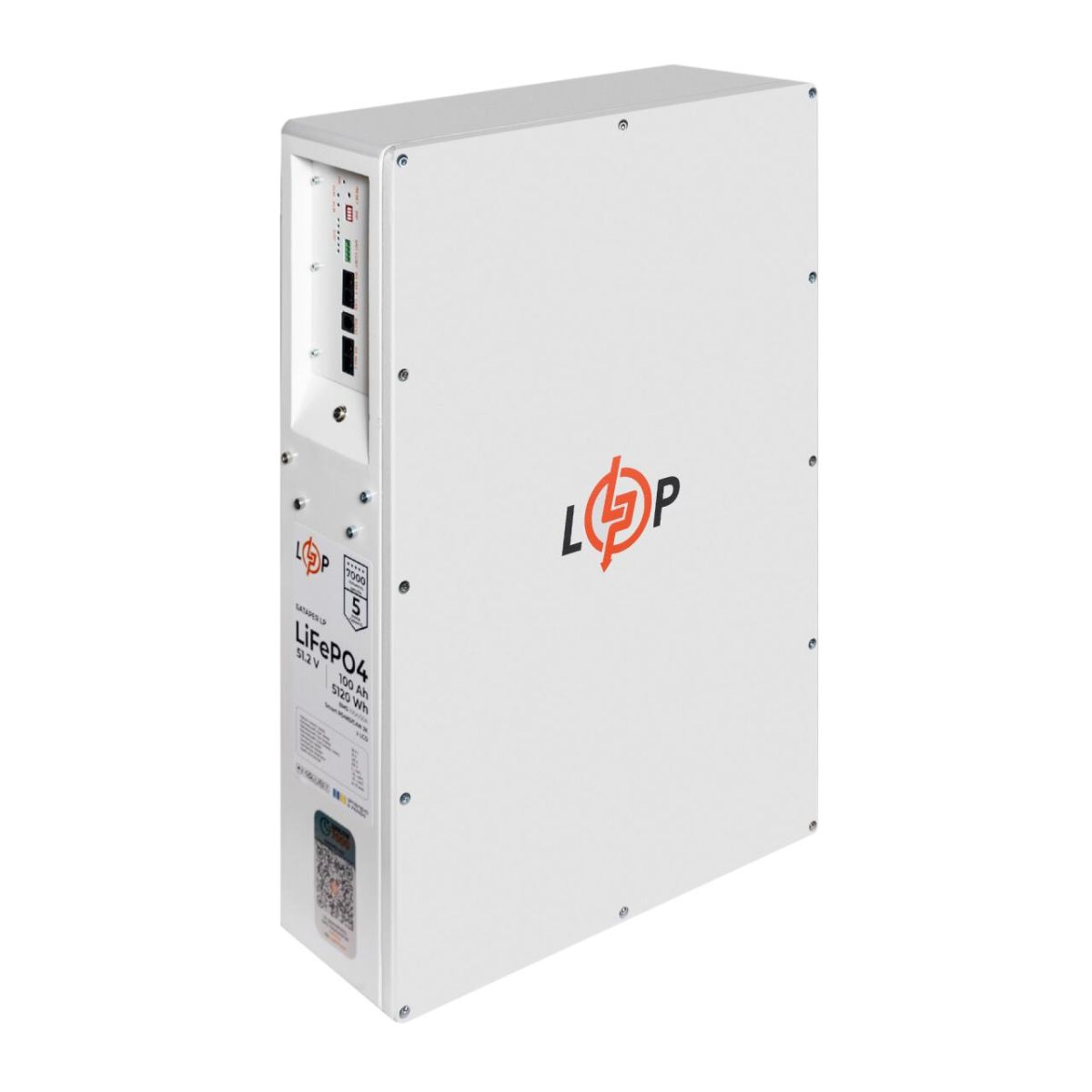 Акумулятор LP LiFePO4 51,2V - 100 Ah (5120Wh) (BMS JK 100A/50А) W RS485/CAN WH