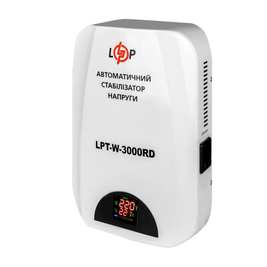 Стабілізатор напруги LPT-W-3000RD (2100Вт)