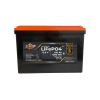 Акумулятор LP LiFePO4 12,8V - 100 Ah (1280Wh) (BMS 100A/50А) пластик LCD USB Smart BT