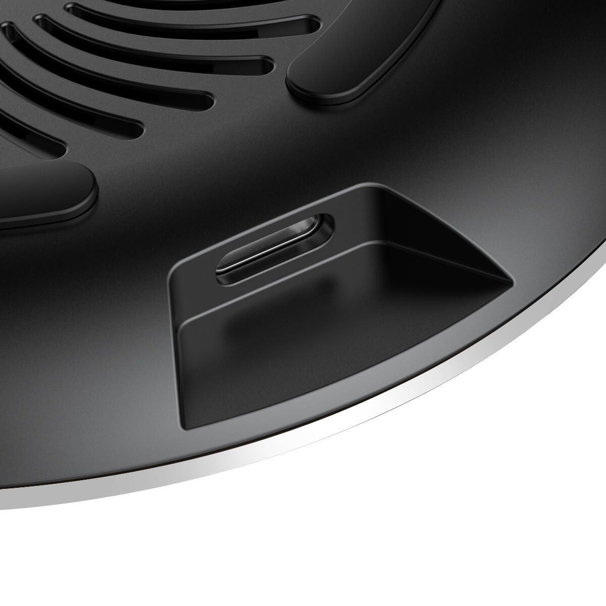 Бездротовий зарядний пристрій Baseus Whirlwind Silver (CCALL-XU0S)