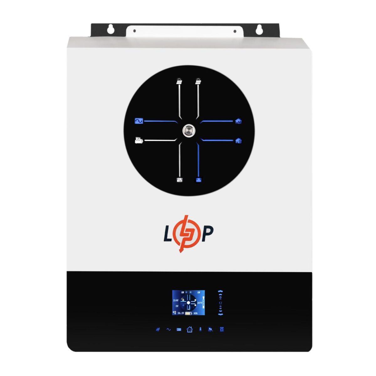 Гібридний сонячний інвертор (ДБЖ) LPW-MAXII-ULTRA 8000VA (8000Вт) 48V 150A MPPT 90-450V ON-OFF GRID