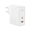 Мережевий зарядний пристрій Baseus GaN5 Pro 2 порта, USB + Type-C 100W Белый (CCGP090202)