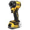 Шурупокрут ударний гідравлічний акумуляторний безщітковий DeWALT DCF870E2T