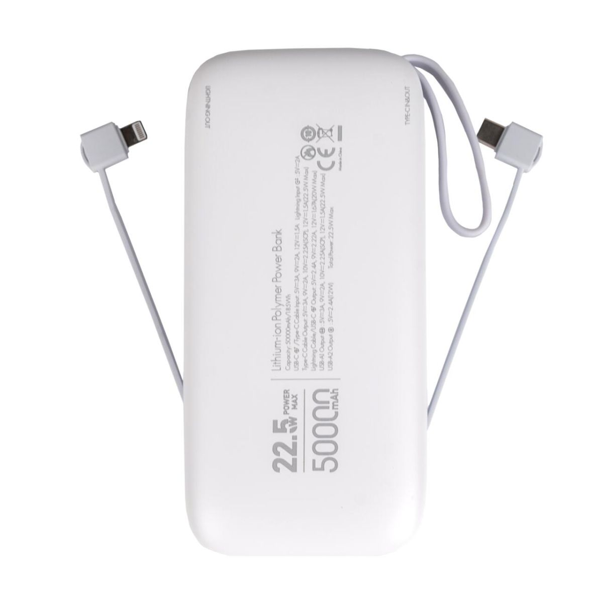 Зовнішній акумулятор (Power Bank) LP PQ50 50000mAh 22.5W