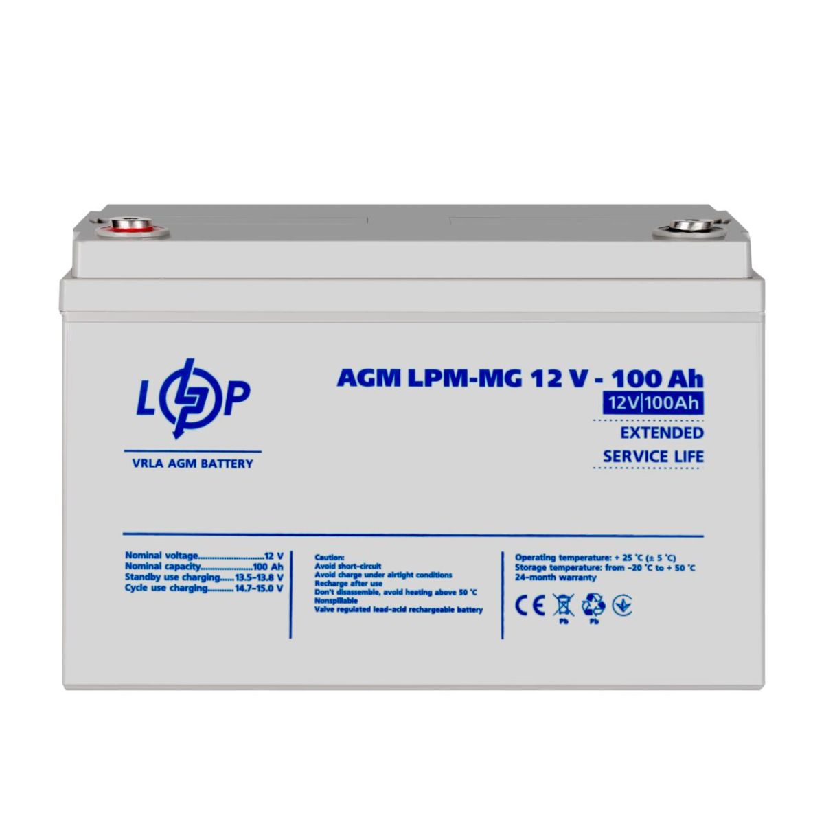 Акумулятор мультигелевий LPM-MG 12V - 100 Ah