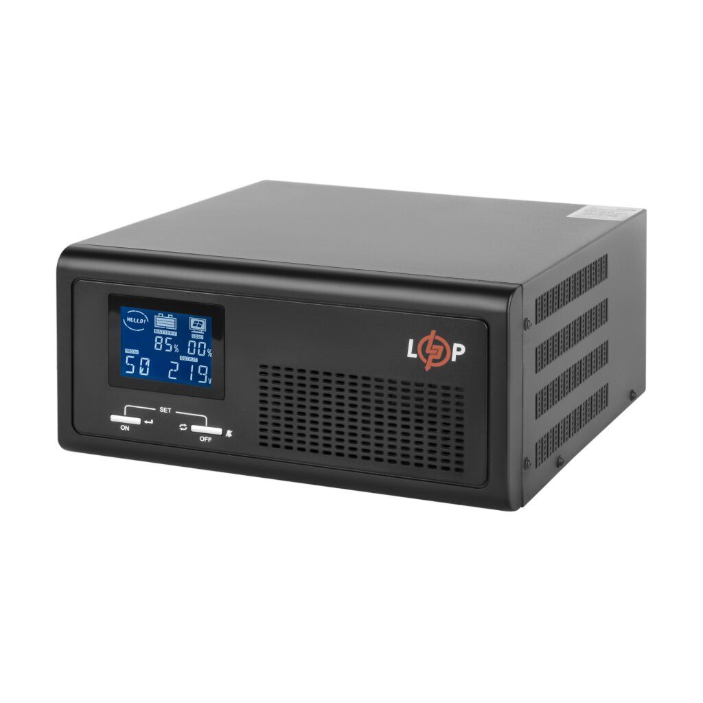 ДБЖ з правильною синусоїдою 12V LPE-B-PSW-1000VA+ (600Вт) 1-25A