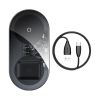 Бездротовий зарядний пристрій Baseus Simple 18W 2 in 1 Crystal (WXJK-A01)