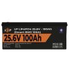 Акумулятор LP LiFePO4 24V (25,6V) - 100 Ah (2560Wh) (Smart BMS 100А) з BT пластик