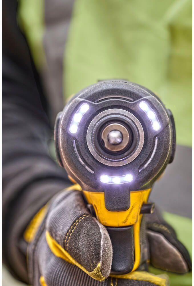 Шурупокрут ударний гідравлічний акумуляторний безщітковий DeWALT DCF870E2T