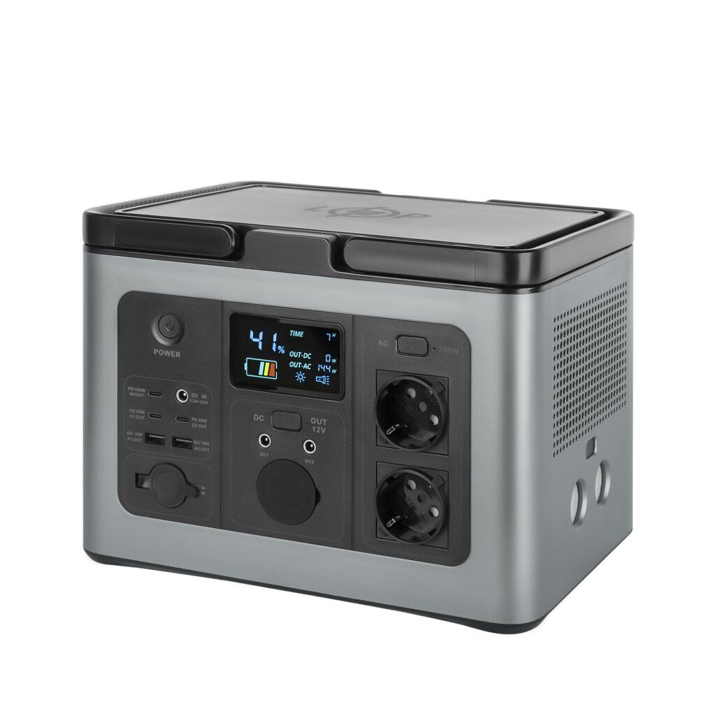 Багатофункціональна портативна зарядна станція LP CHARGER MPPT 700 Pro (700W, 614Wh)