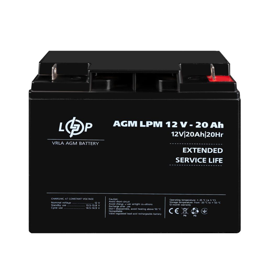 Акумулятор AGM LPM 12V - 20 Ah