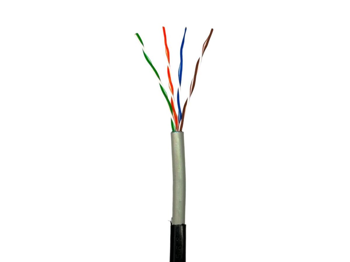 Кабель мережевий кручена пара для зовнішніх робіт Gear CAT.5E UTP-CCA-4Px2x0.51 Outdoor PVC+PE