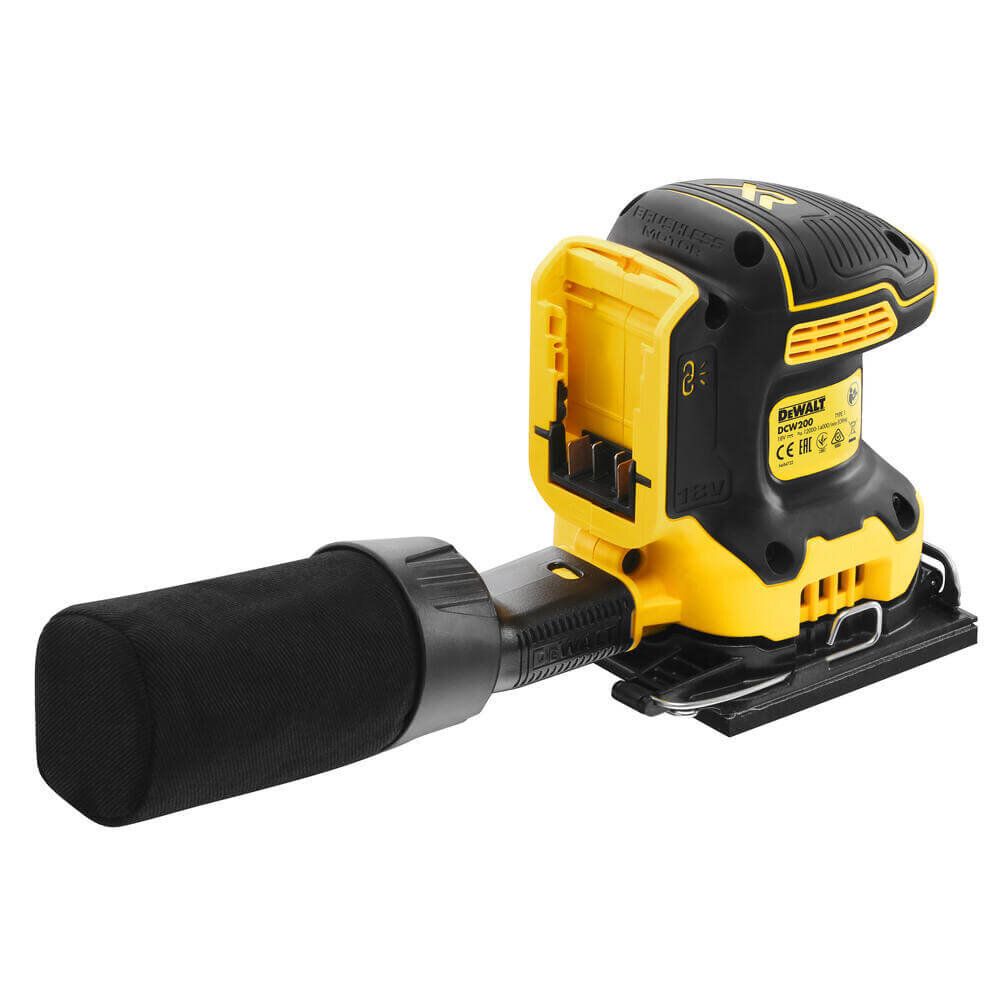 Шліфмашина вібраційна акумуляторна DeWALT DCW200NT