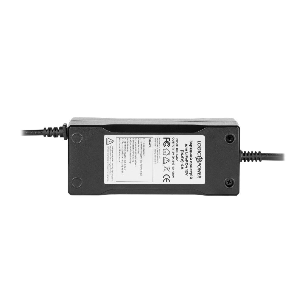 Зарядний пристрій для акумуляторів LiFePO4 12V (14.6V)-4A-48W