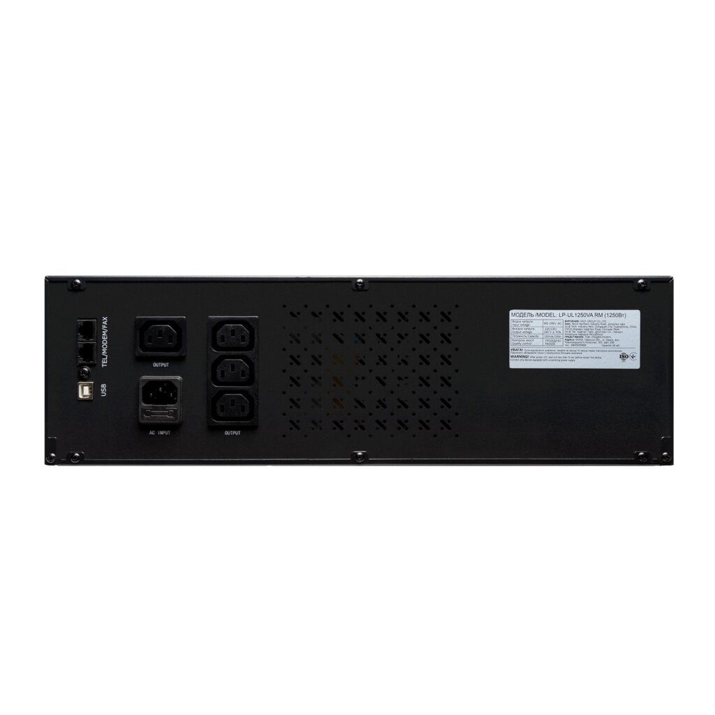 Джерело безперебійного живлення (ДБЖ) LP-UL1250VA RM (rack mounts) (with battery)