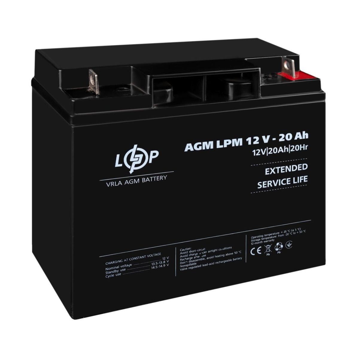 Акумулятор AGM LPM 12V - 20 Ah