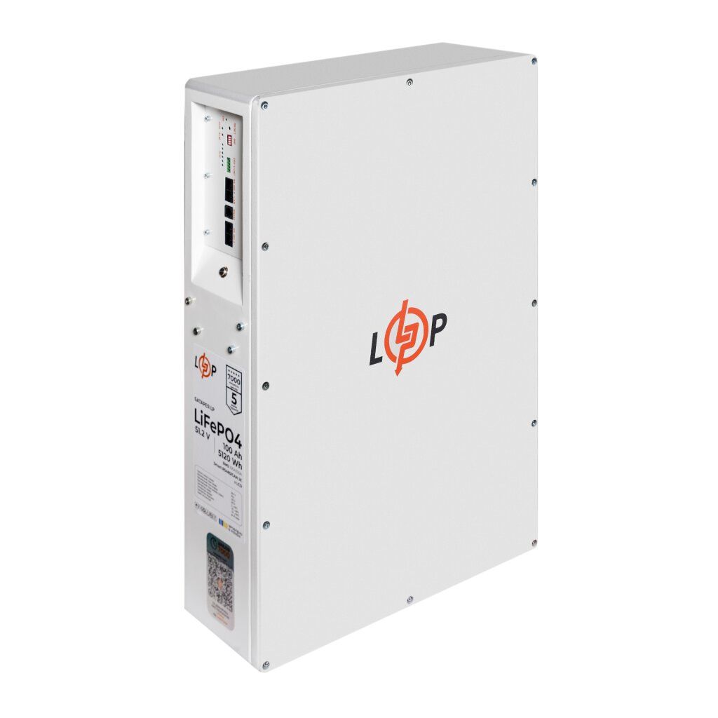Акумулятор LP LiFePO4 51,2V - 100 Ah (5120Wh) (BMS JK 100A/50А) W RS485/CAN WH
