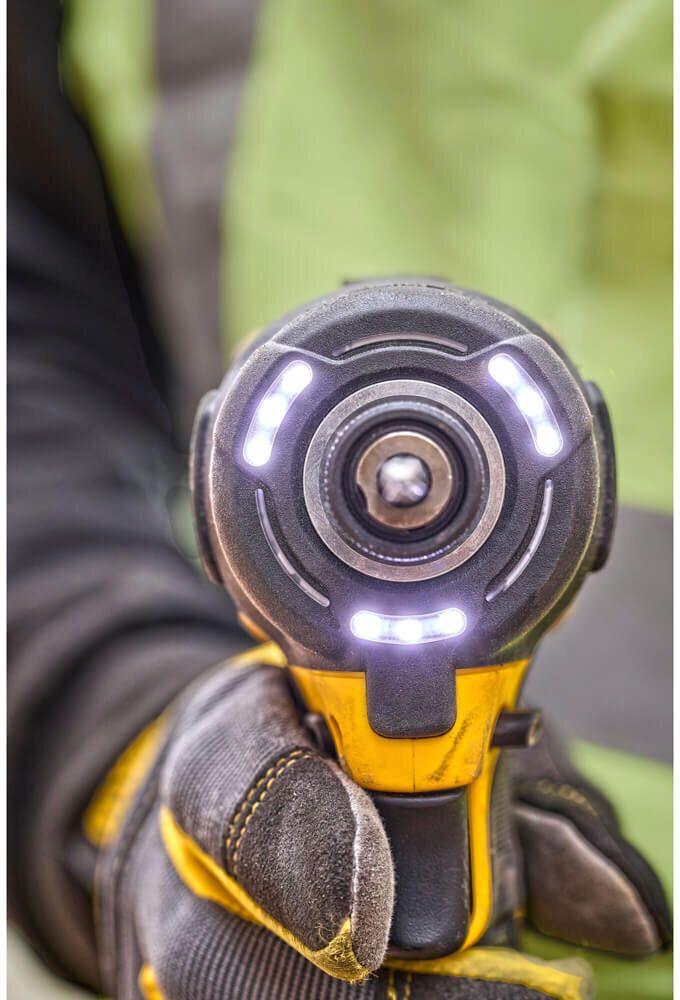 Шурупокрут ударний гідравлічний акумуляторний безщітковий DeWALT DCF870E2T