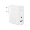 Мережевий зарядний пристрій Baseus GaN5 Pro 2 порта, USB + Type-C 100W Белый (CCGP090202)