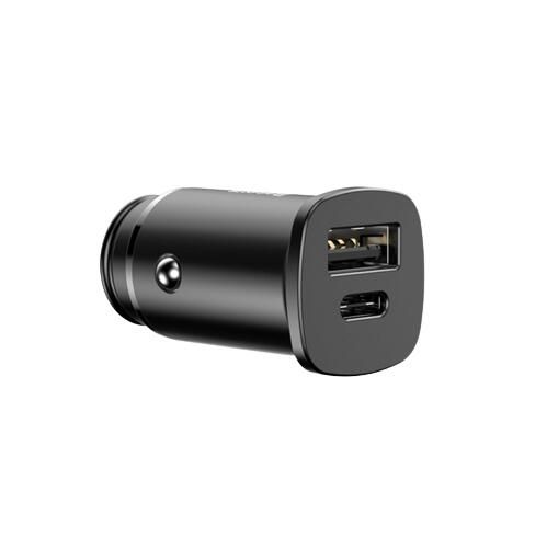 Автомобільний зарядний пристрій Baseus Square PPS A+C 30W Чорний (CCALL-AS01)