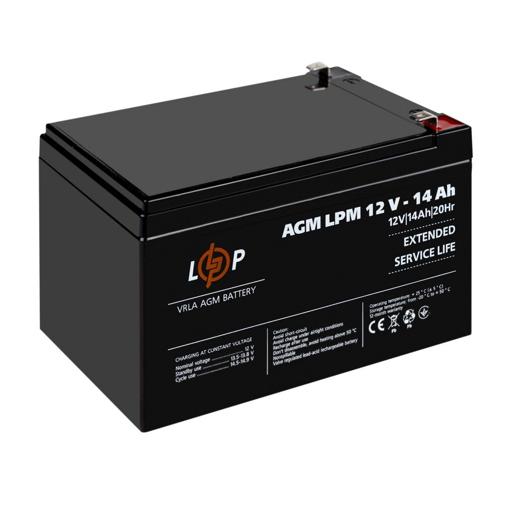 Акумулятор AGM LPM 12V - 14 Ah