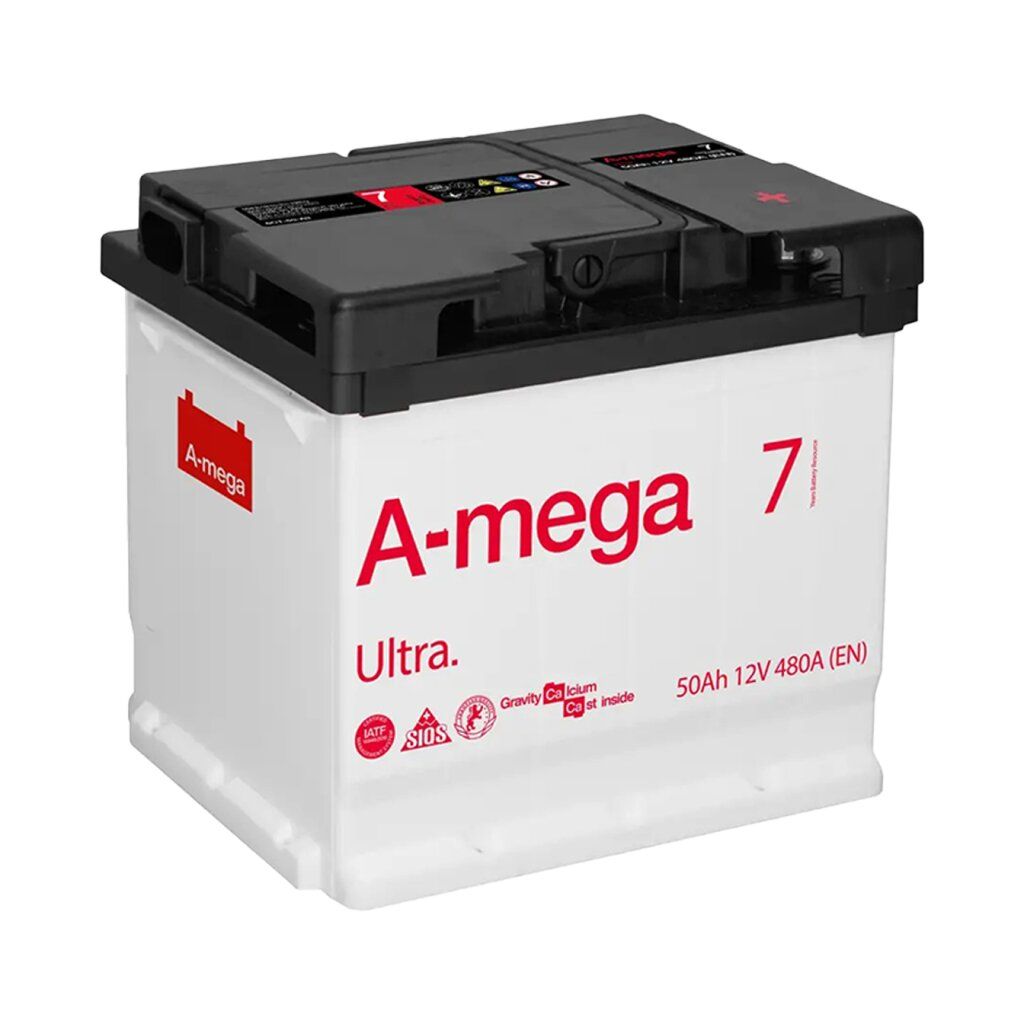 Акумулятор авто Мегатекс A-mega Ultra 6СТ-50-А3 (прав) ТХП 480