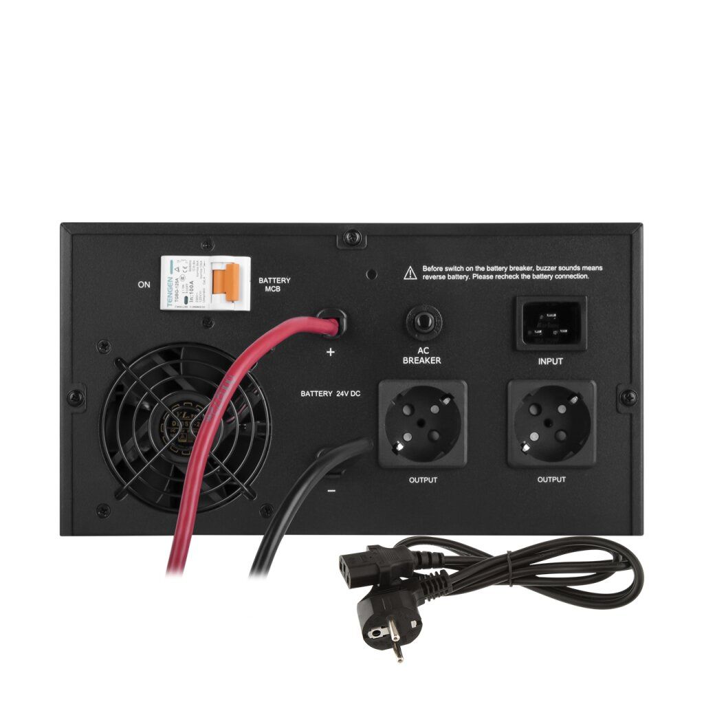 ДБЖ з правильною синусоїдою 24V LPE-B-PSW-2300VA+ (1600Вт) 1-35A