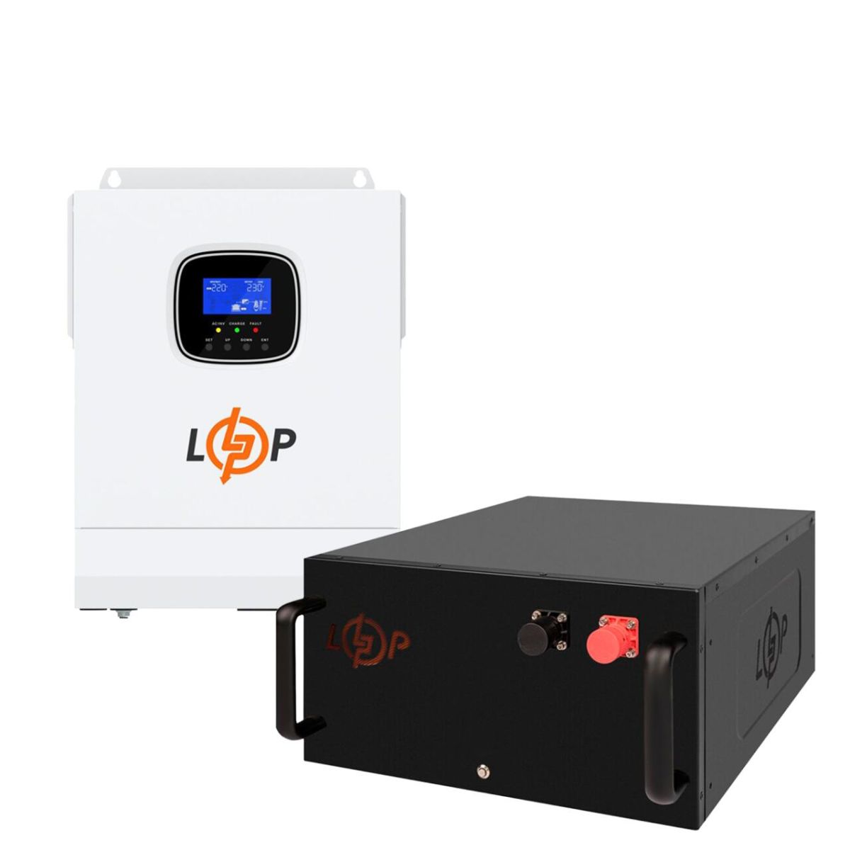 Комплект резервного живлення LogicPower ДБЖ 3500W + літієва (LiFePO4) батарея 5120 Wh