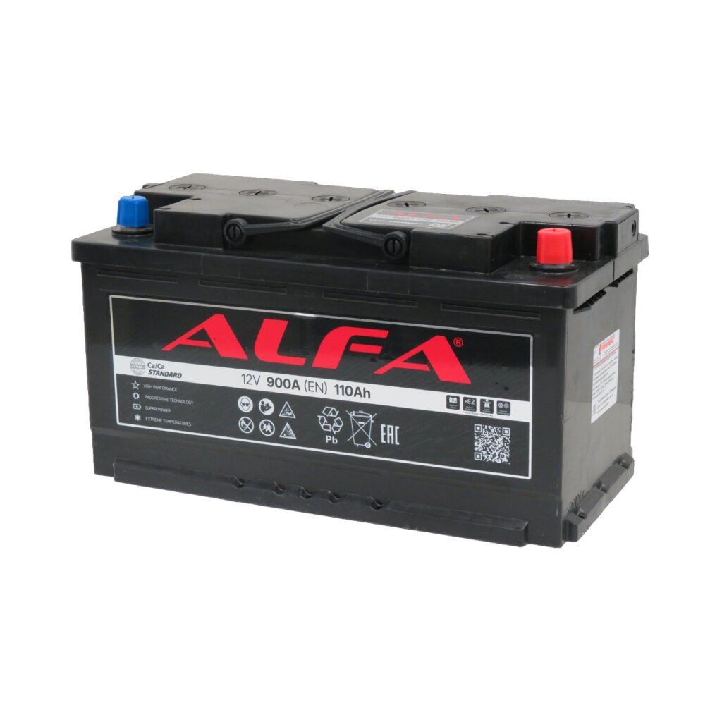 Акумулятор авто Мегатекс ALFA 6СТ-110-АЗ (прав) ТХП 900