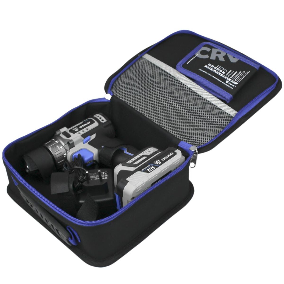 Акумуляторний безщітковий шуруповерт (дриль) DEKO 15924