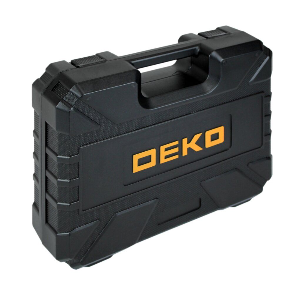 Акумуляторний шуруповерт + набір 104 інструментів в кейсі DEKO 12182