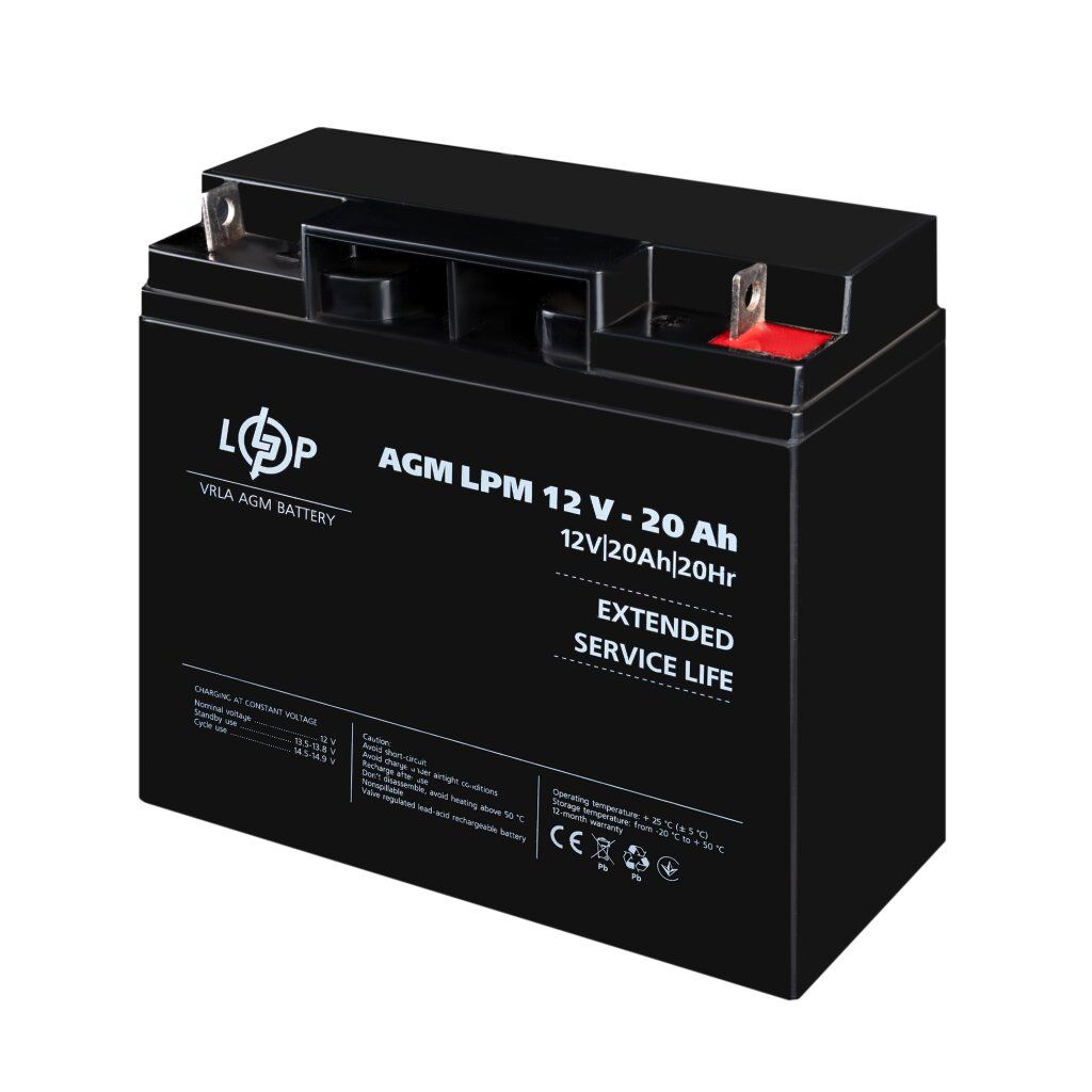 Акумулятор AGM LPM 12V - 20 Ah