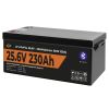 Акумулятор LP LiFePO4 25,6V - 230 Ah (5888Wh) (Smart BMS 150А) з BT пластик
