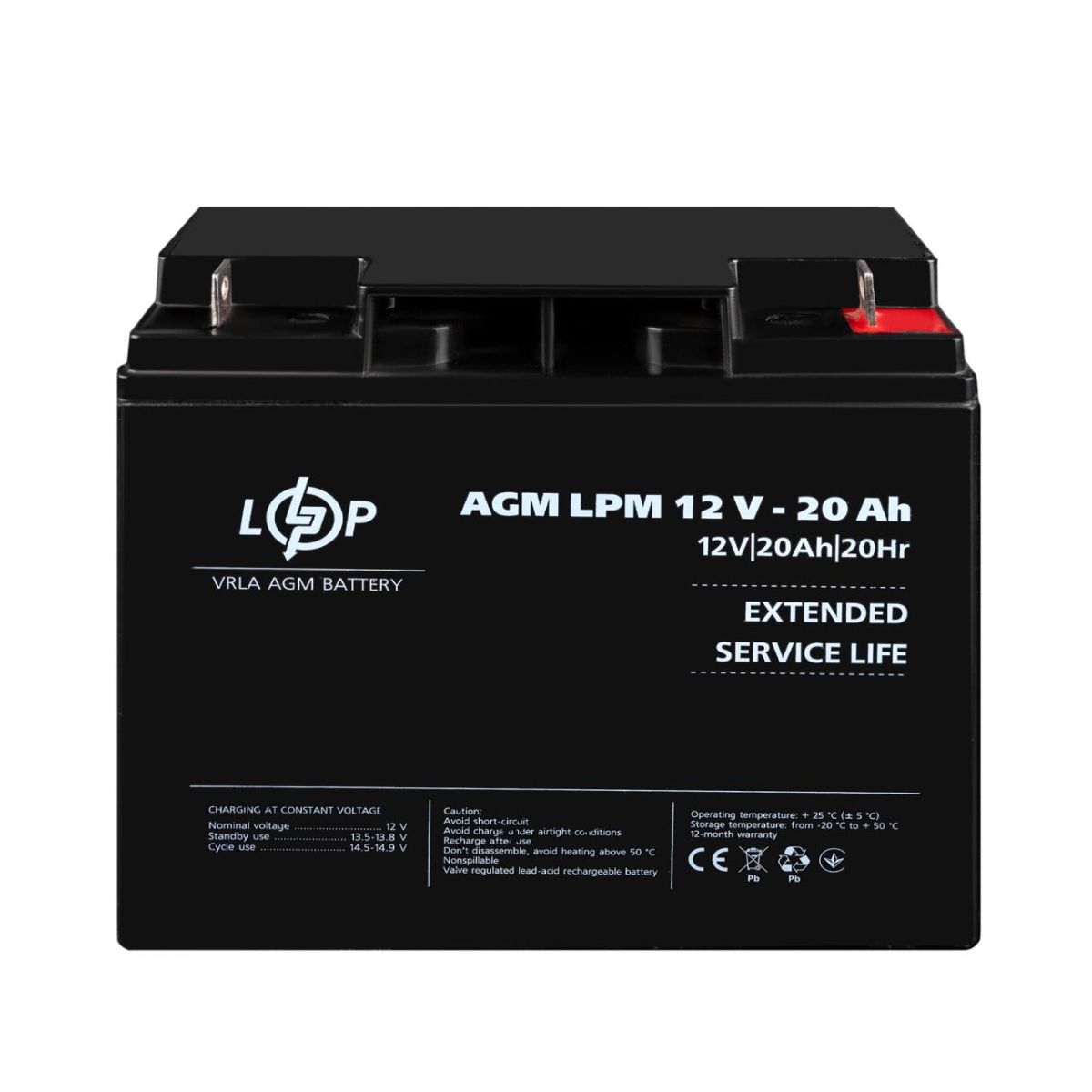 Акумулятор AGM LPM 12V - 20 Ah